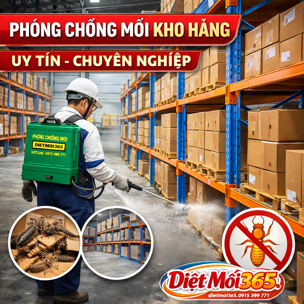 Diệt mối kho xưởng